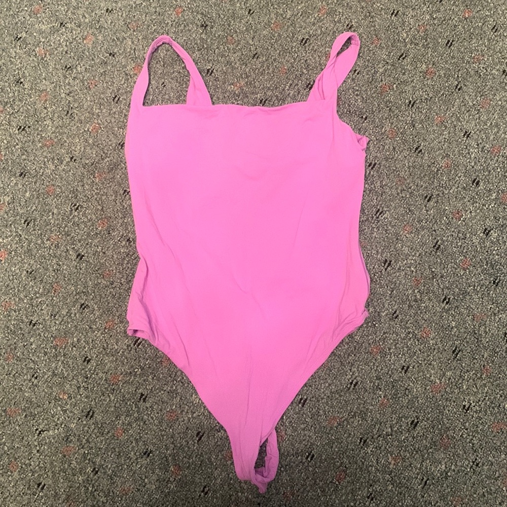 Skims squareneck body suit size large